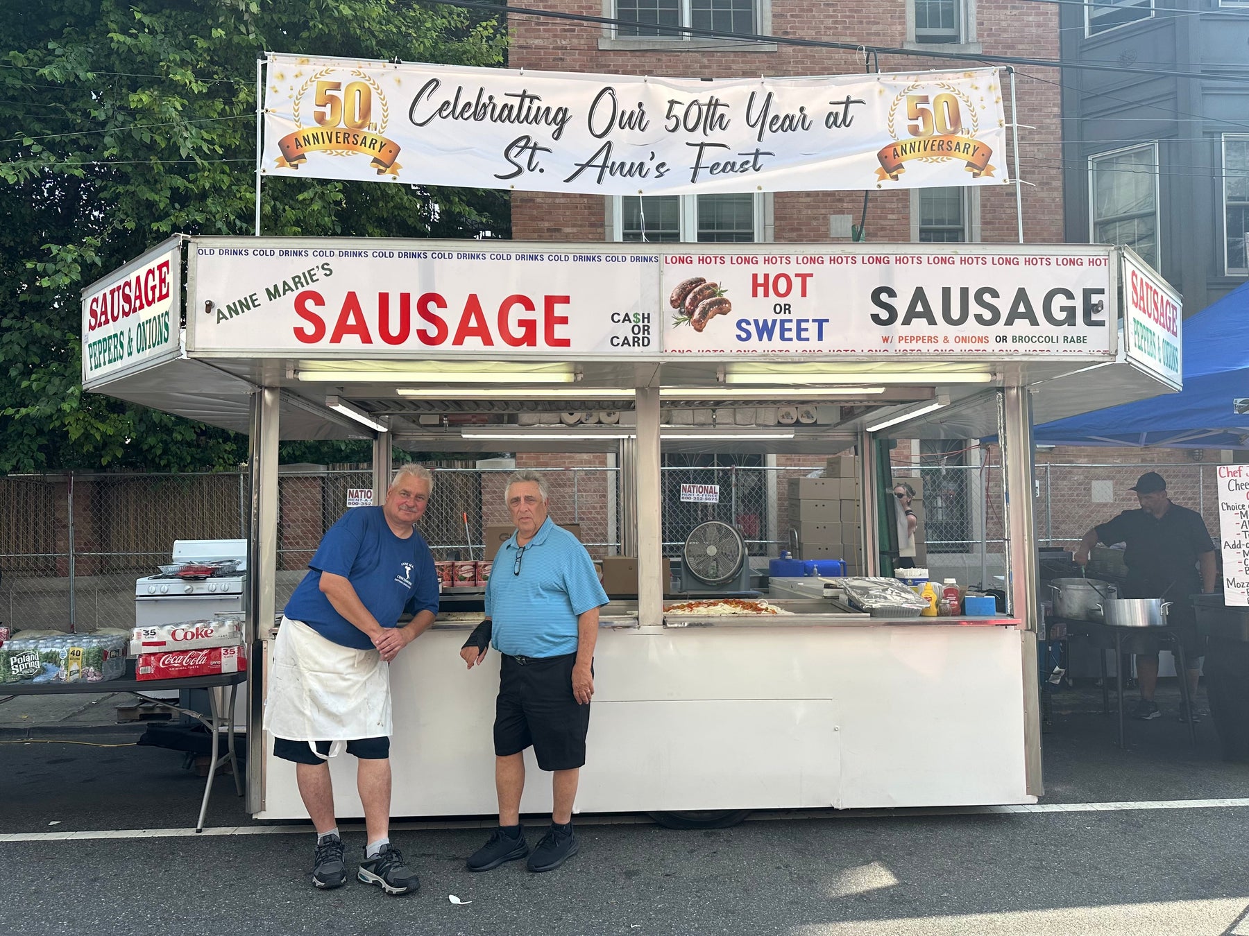 Tony Roddy Anne Marie's Sausage Stand