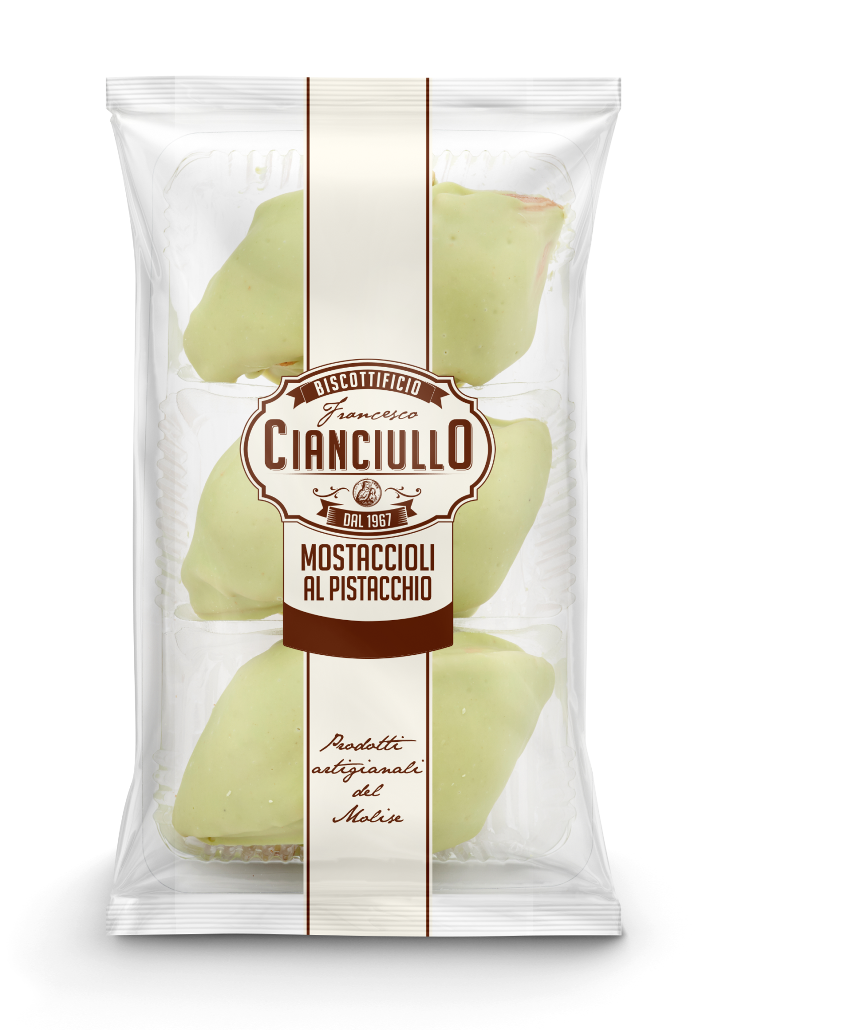 Cianciullo Pistachio Mostaccioli - Torrone Candy