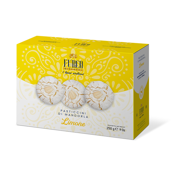 Furco - Lemon Pasticcini Almond Cookies - Torrone Candy