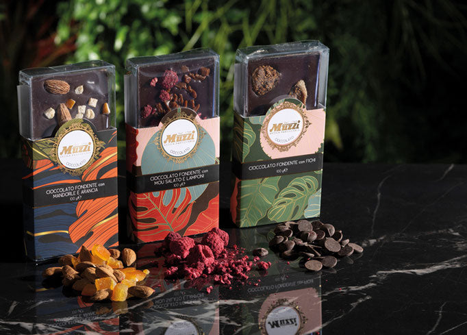 Muzzi Dark Chocolate Bars