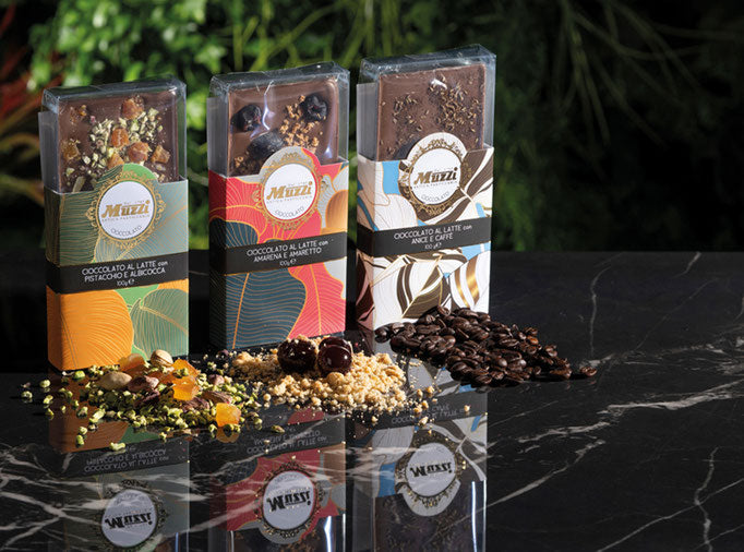 Muzzi Milk Chocolate Bars