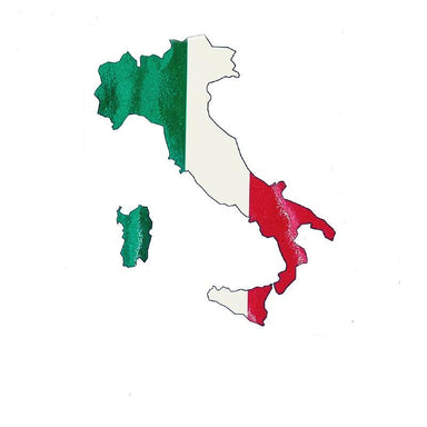 Italy Map Car Sticker - Torrone Candy
