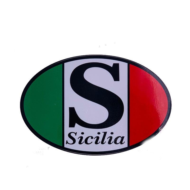 Trinacria Sicilian Symbol Decals & Stickers
