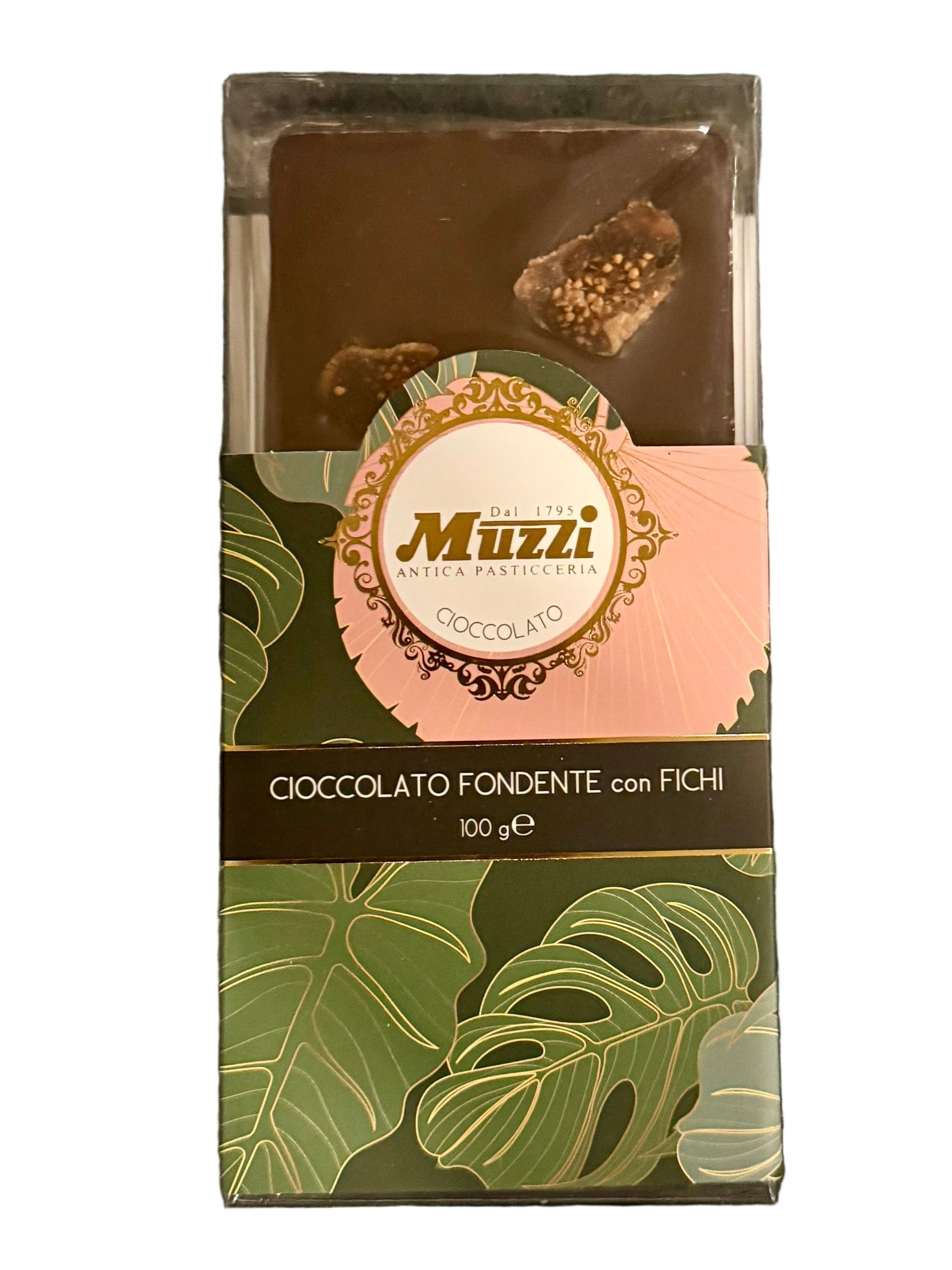 Muzzi Dark Chocolate Bar - Figs