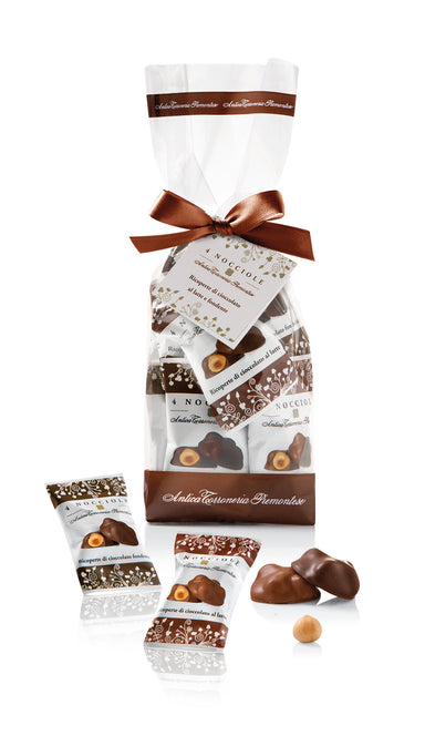 Antica Torroneria Piemontese Chocolate Hazelnuts Clusters - Torrone Candy