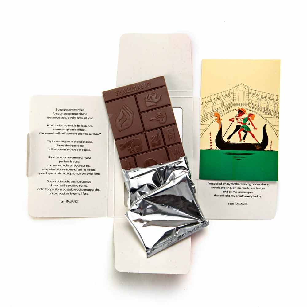 I Am Italiano Organic Chocolate with Almonds - Venice