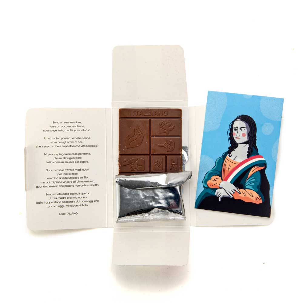 I Am Italiano Organic Chocolate with Coffee - Mona Lisa