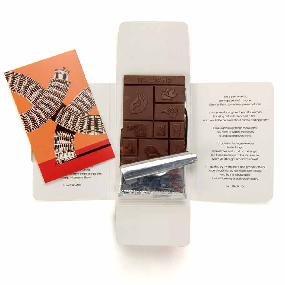 I Am Italiano Chocolate with Milk & Coffee Bar - Pisa