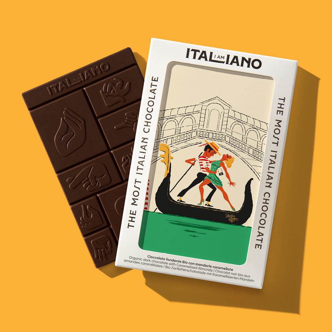 I Am Italiano Organic Chocolate with Almonds - Venice