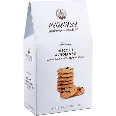 Marabissi Tuscan Chocolate, Cinnamon, & Orange Biscotti - Torrone Candy