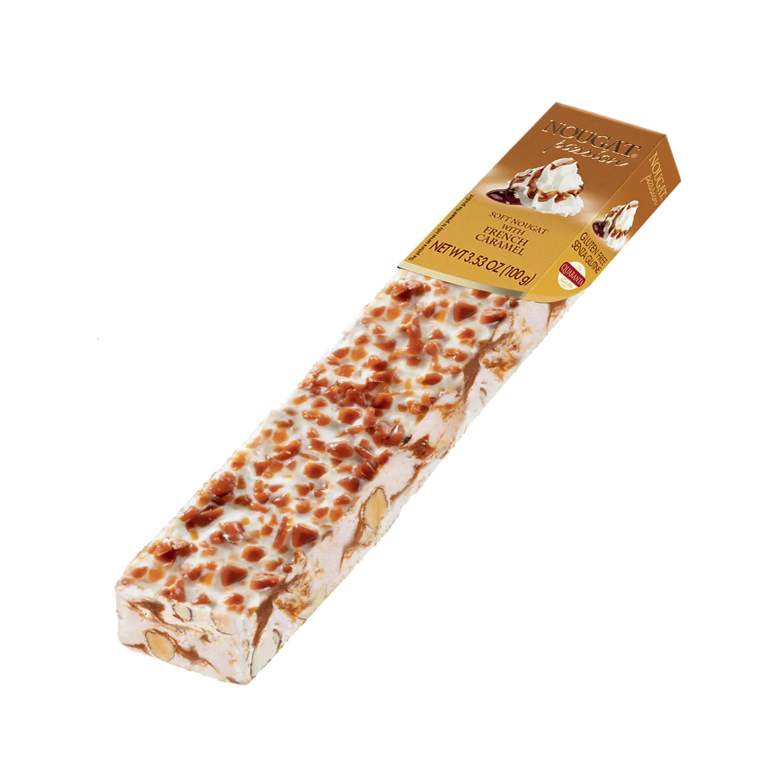 Quaranta Soft Torrone Bar - Caramel - Torrone Candy