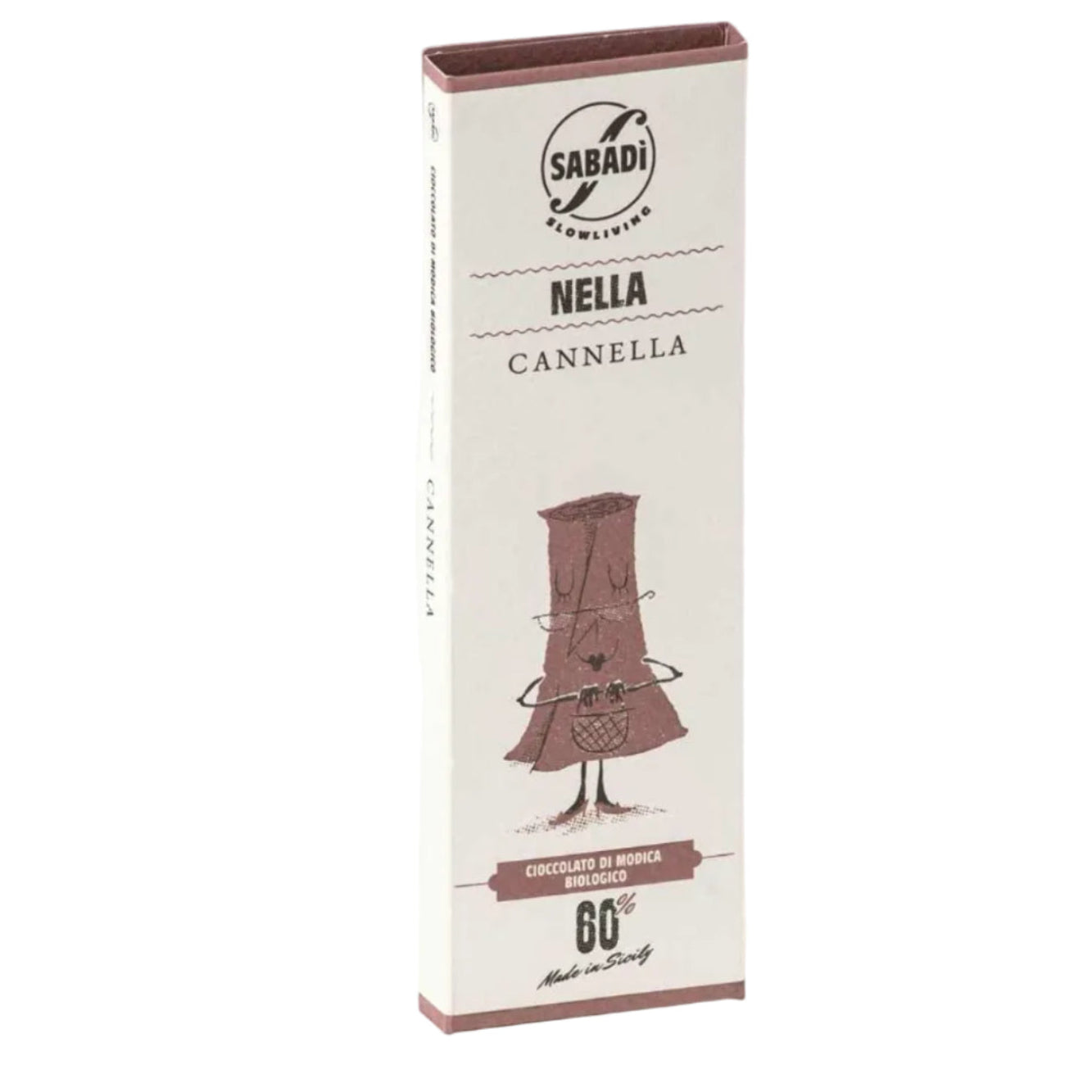 Sabadì Organic Modica Chocolate with Cinnamon - Nella