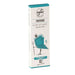 A tall rectangular box of Sabini Tritone salted flowers, featuring a white background with teal accents and an illustration of a blue bird, set against a light gray background.
