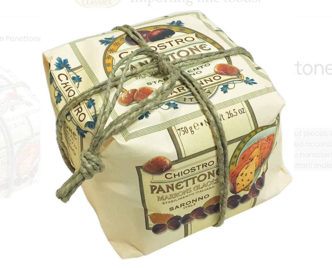Chiostro di Saronno Marron Glacé Panettone