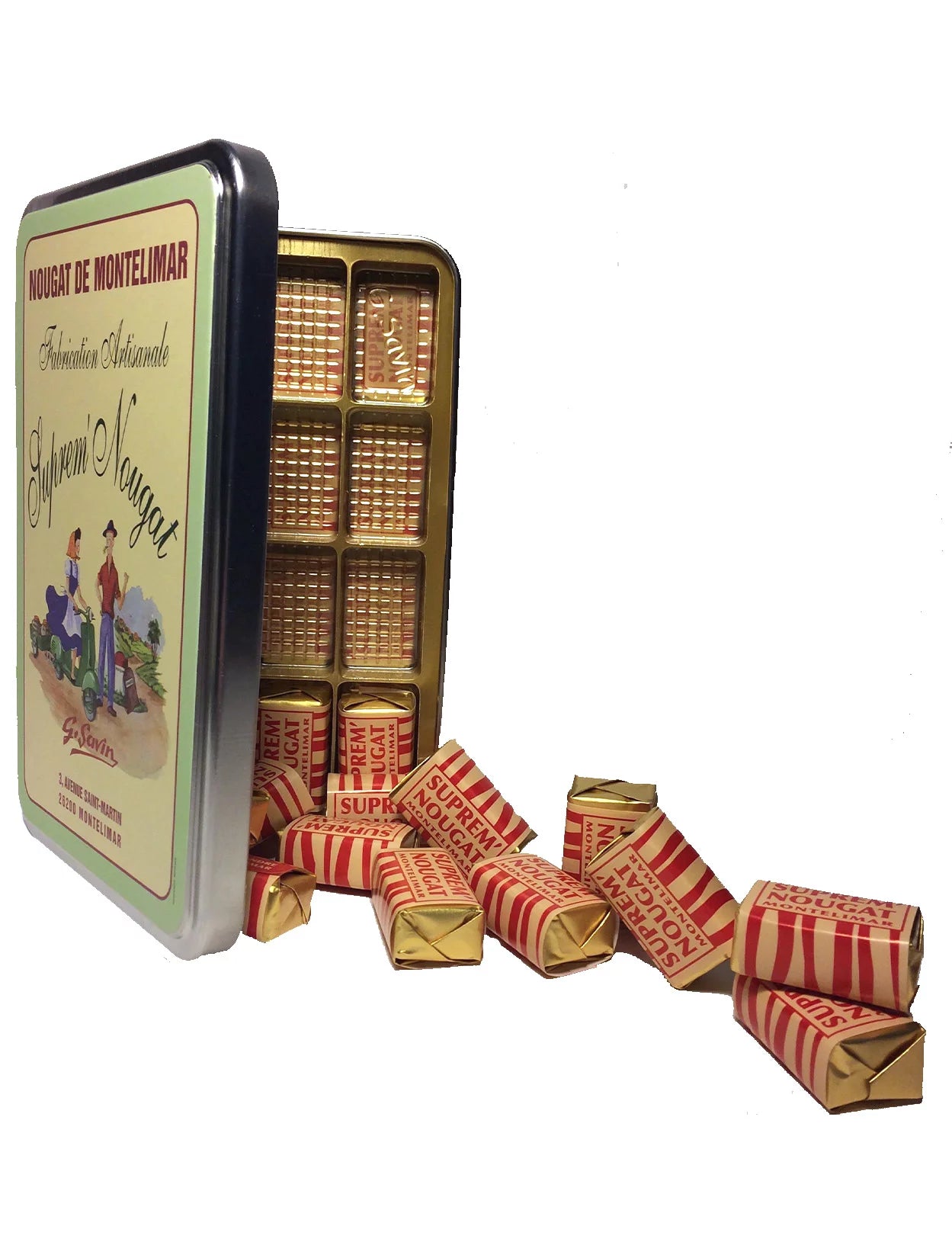 G. Savin Nougat de Montélimar Gift Tin - France