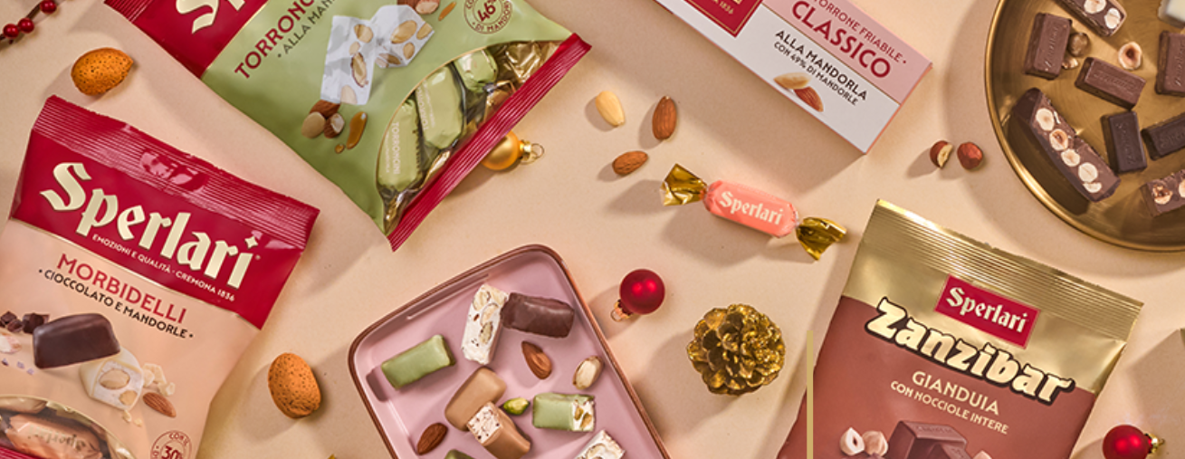Bags of Sperlari torrone