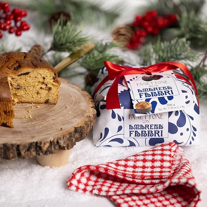 Amarena Fabbri Panettone With Cherries - Torrone Candy