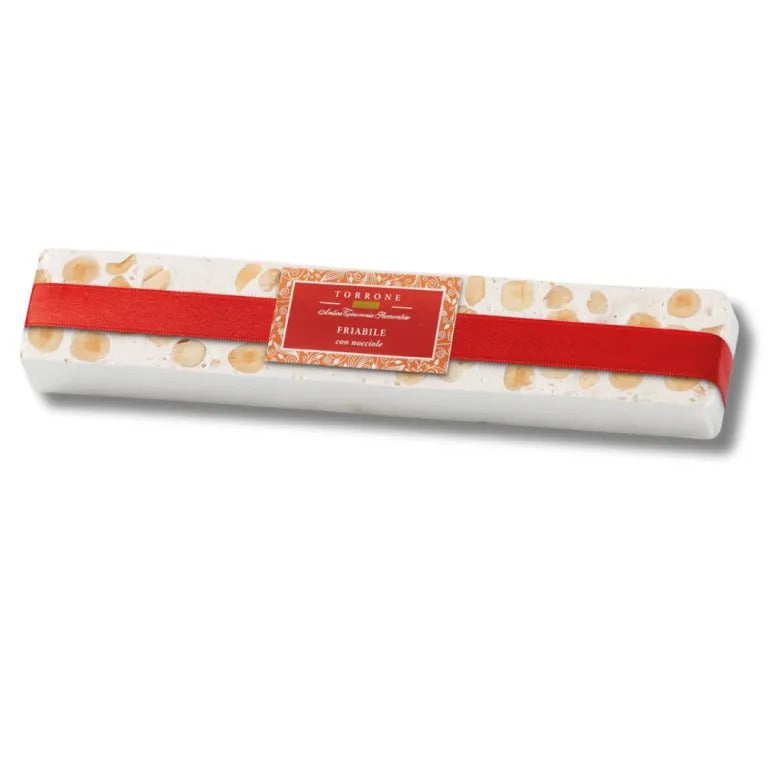 Antica Torroneria Piemontese Hard Torrone Bar - Hazelnut - BBD 9/30/26 - Torrone Candy