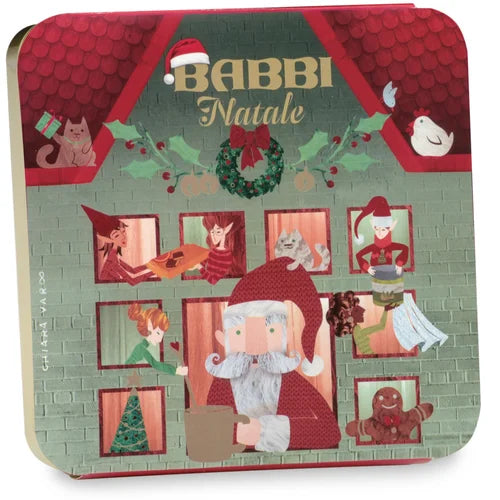 Babbi Waferini Christmas Gift Tin - Hazelnut Wafers