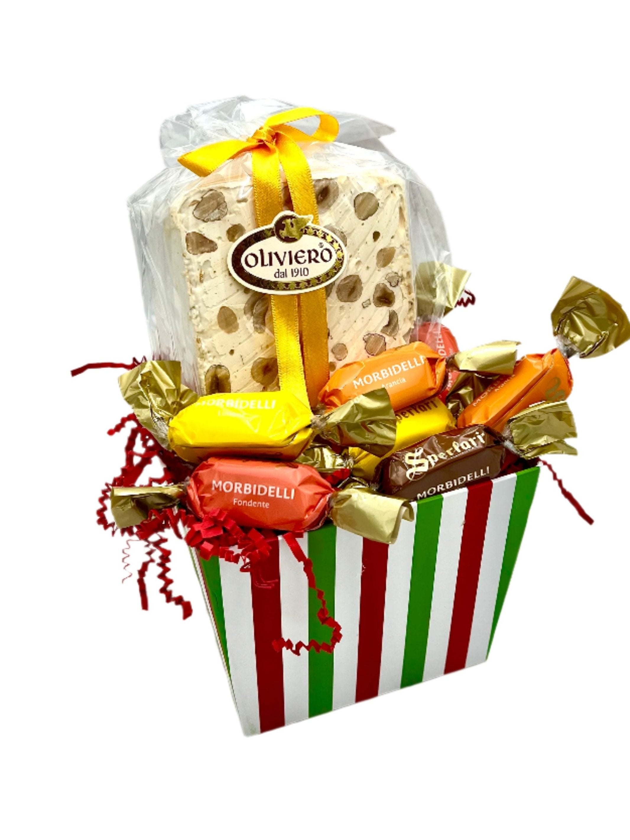 Calabria Hard Torrone Gift Basket - Torrone Candy