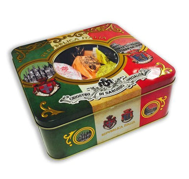 Chiostro Assorted Amaretti & Baci di Dama Gift Tin - Torrone Candy