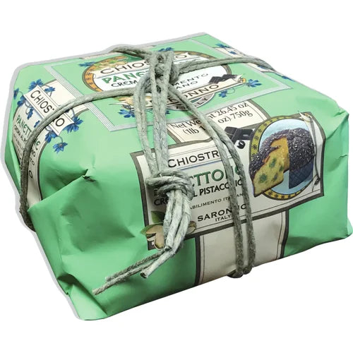 Chiostro di Saronno Chocolate Covered Pistachio Cream Panettone - Torrone Candy