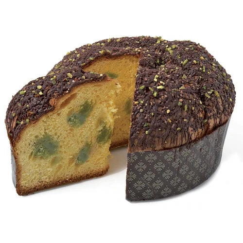Chiostro di Saronno Chocolate Covered Pistachio Cream Panettone - Torrone Candy