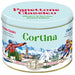 Chiostro di Saronno Classic Panettone 2026 Olympics Skiers Tin - 26.5 oz - Torrone Candy