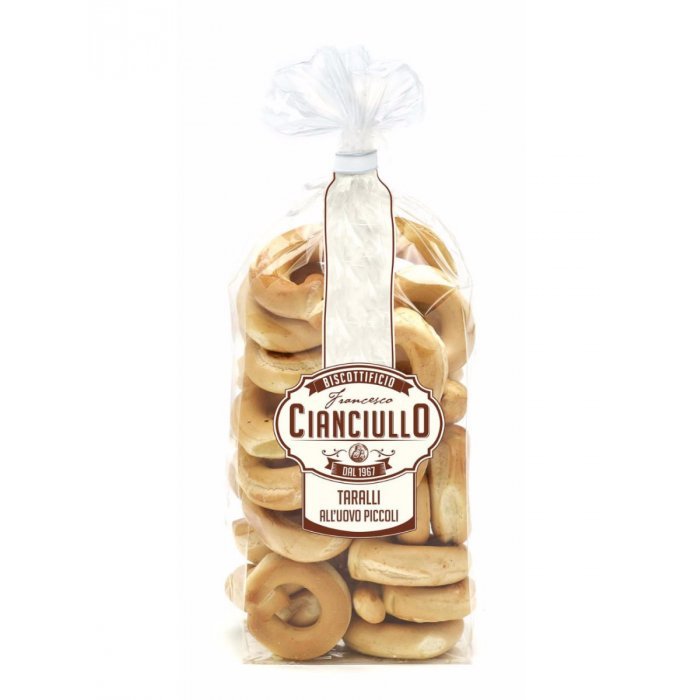 Cianciullo Plain Egg Taralli - Torrone Candy