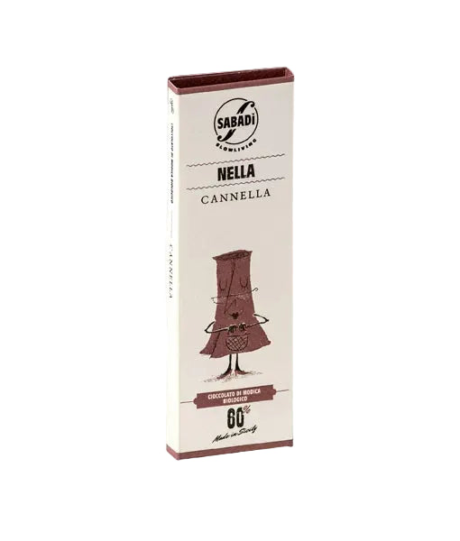 Chocolate bar packaging with 'Sabadi' branding on a white background