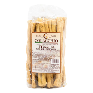 Colacchio Treccine - Garlic & Chili Pepper - Torrone Candy