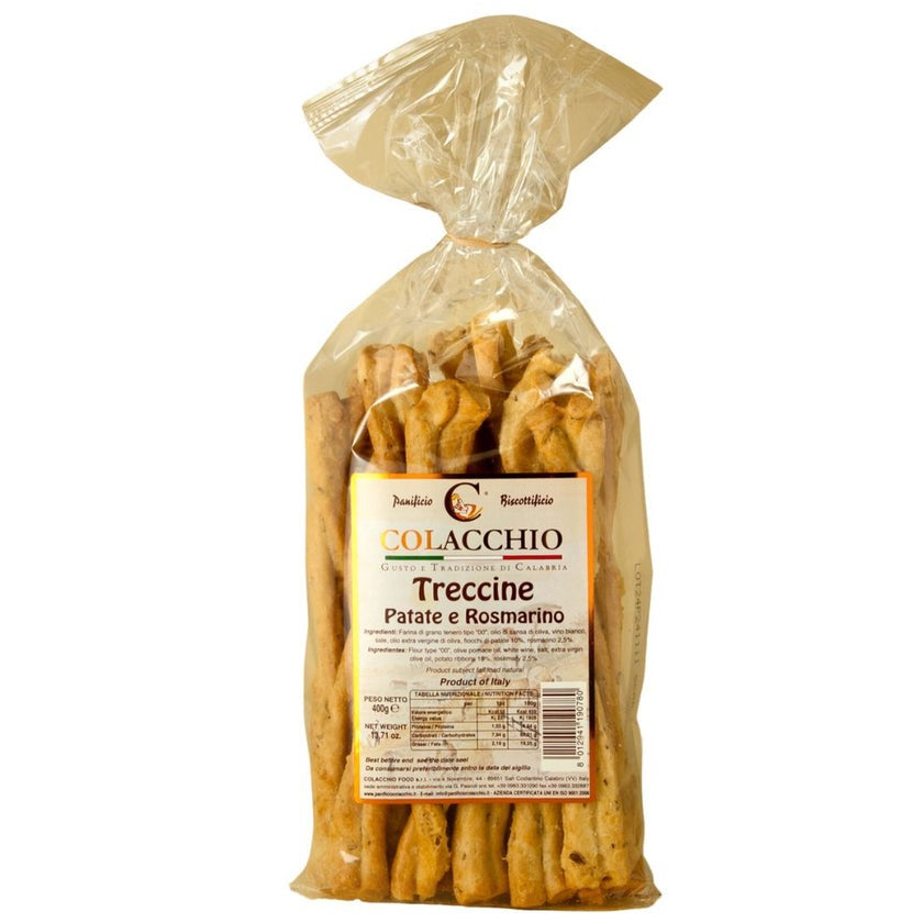 Colacchio Treccine Potato & Rosemary - Torrone Candy