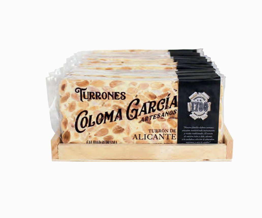 Coloma Garcia Hard Turrón de Alicante - Spain - Torrone Candy