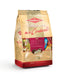 A 200g bag of Condonelli i Tosonini mini Condorelli assorted chocolates, featuring a gold and red packaging design with a clear window displaying the chocolates inside.