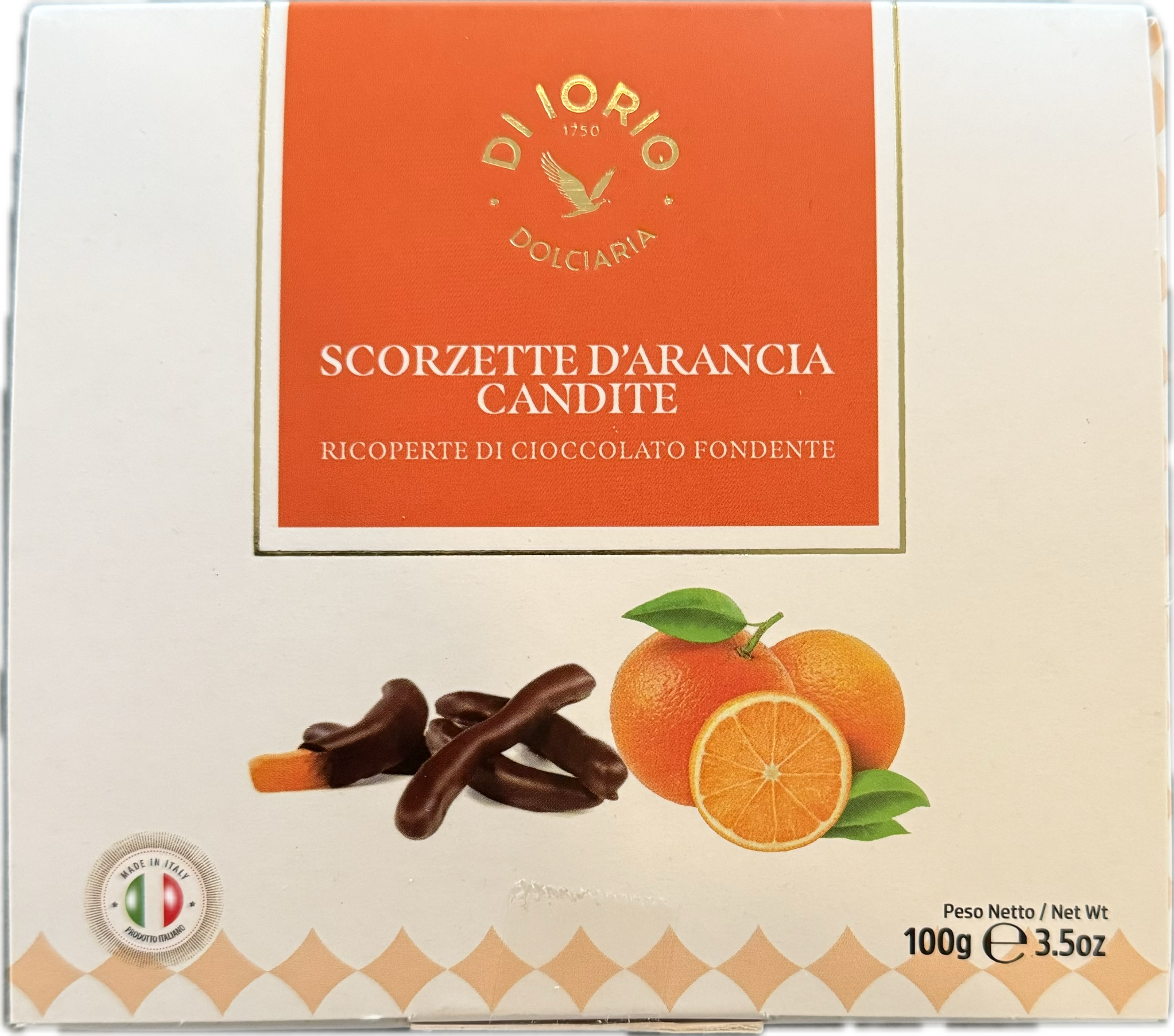Di Iorio Chocolate Covered Orange Peel