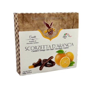 Di Iorio Chocolate Covered Orange Peel - Torrone Candy