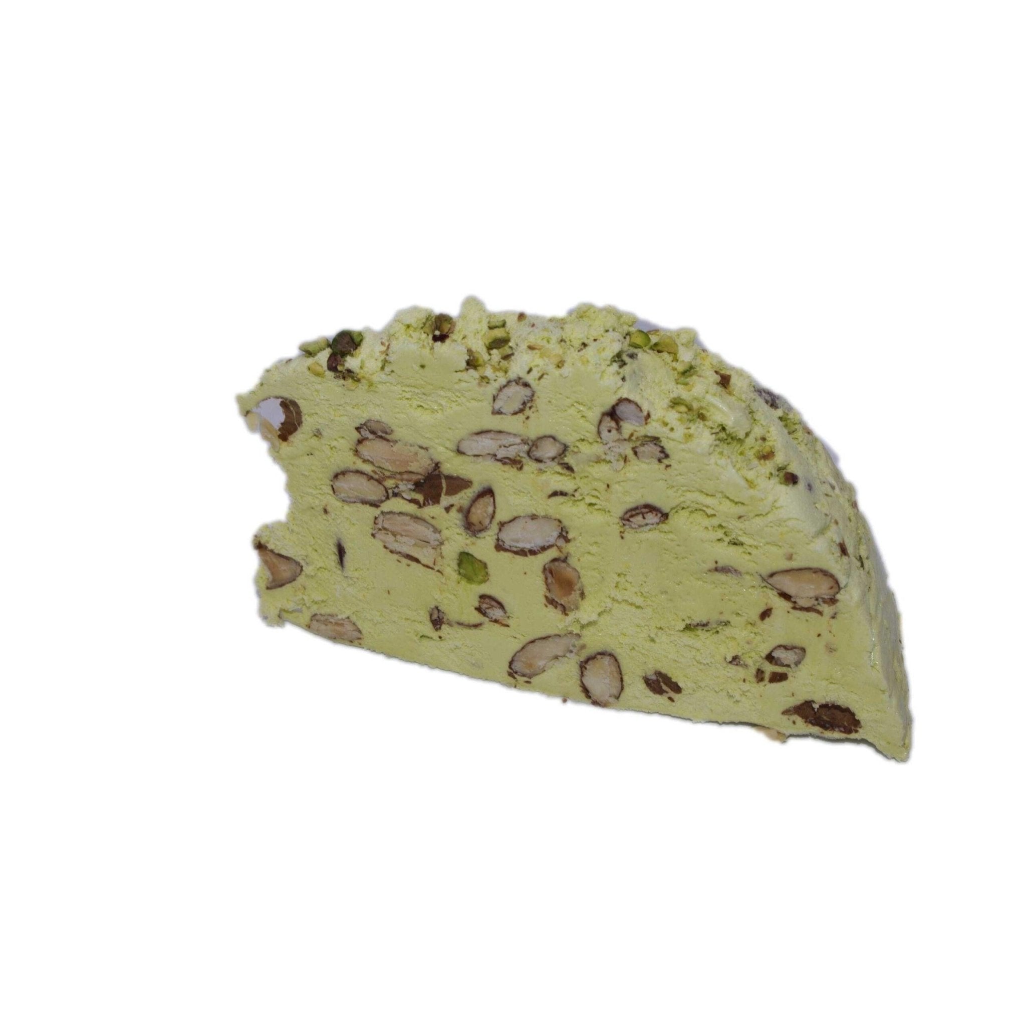 Dolciaria Sara Soft Torrone Slice - Pistachios & Almonds - Torrone Candy