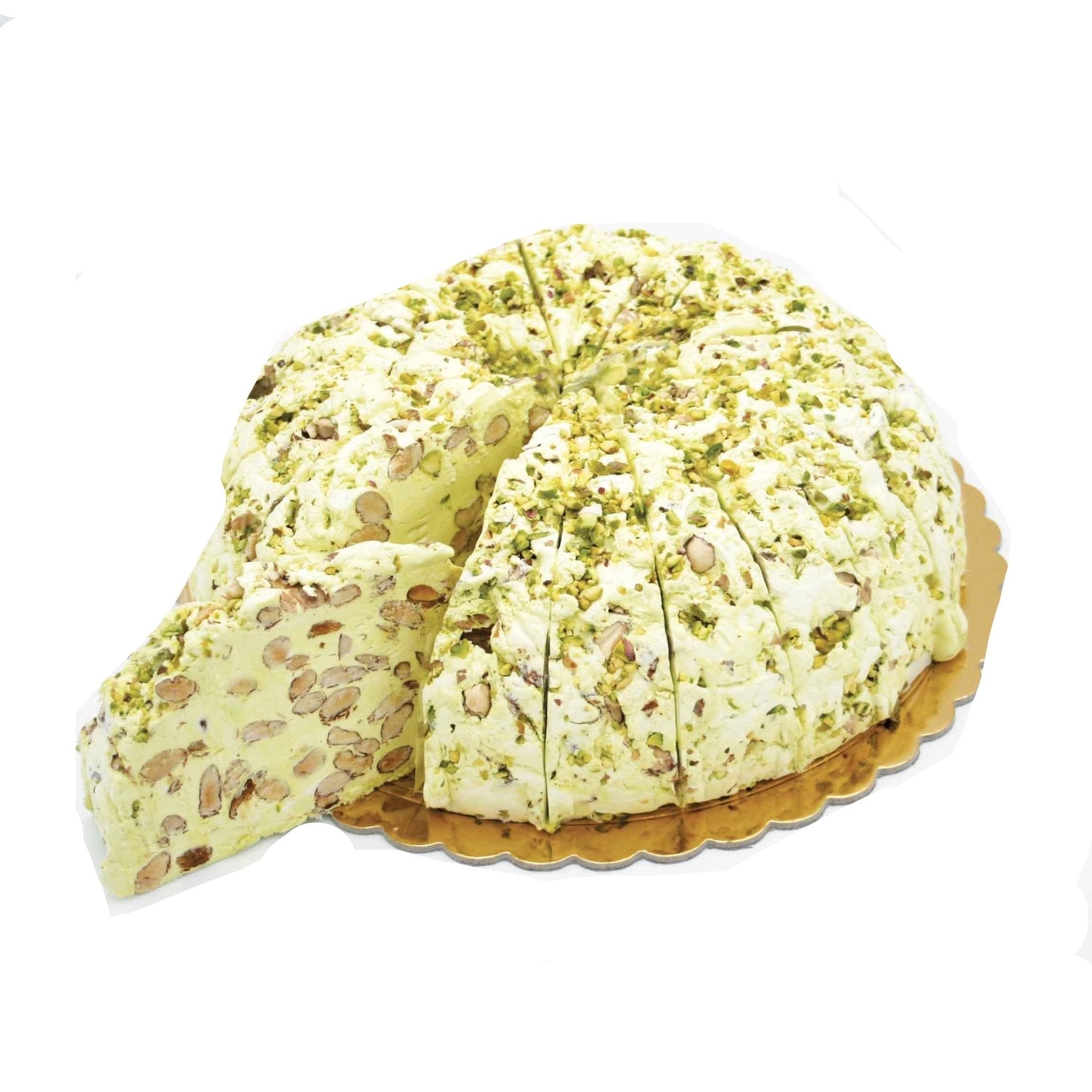 Dolciaria Sara Soft Torrone Slice - Pistachios & Almonds - Torrone Candy