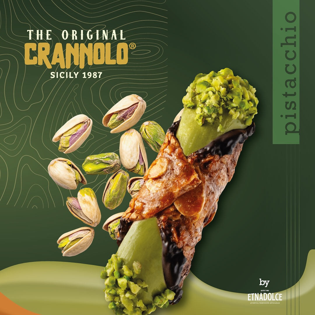 Etnadolce Cannolcrok Crunchy Cannolo - Pistachio - Torrone Candy