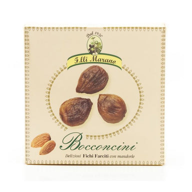 F.lli Marano Bocconcini Dried Figs with Almonds - Torrone Candy