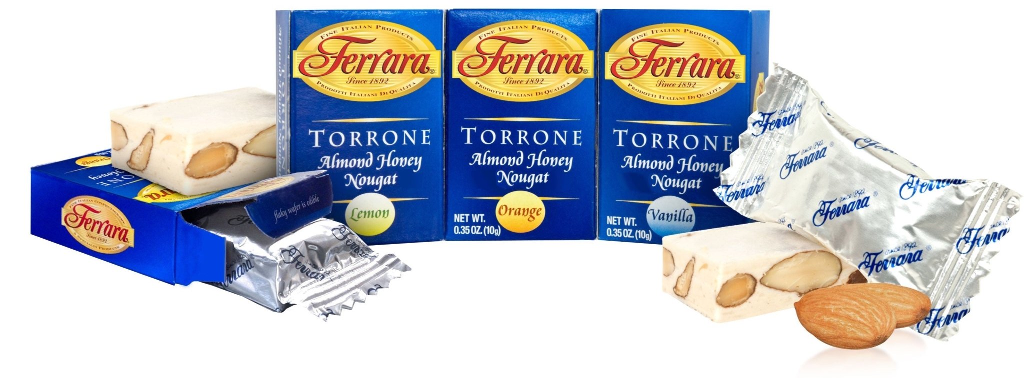 Ferrara Soft Almond Torrone Nougat - Torrone Candy