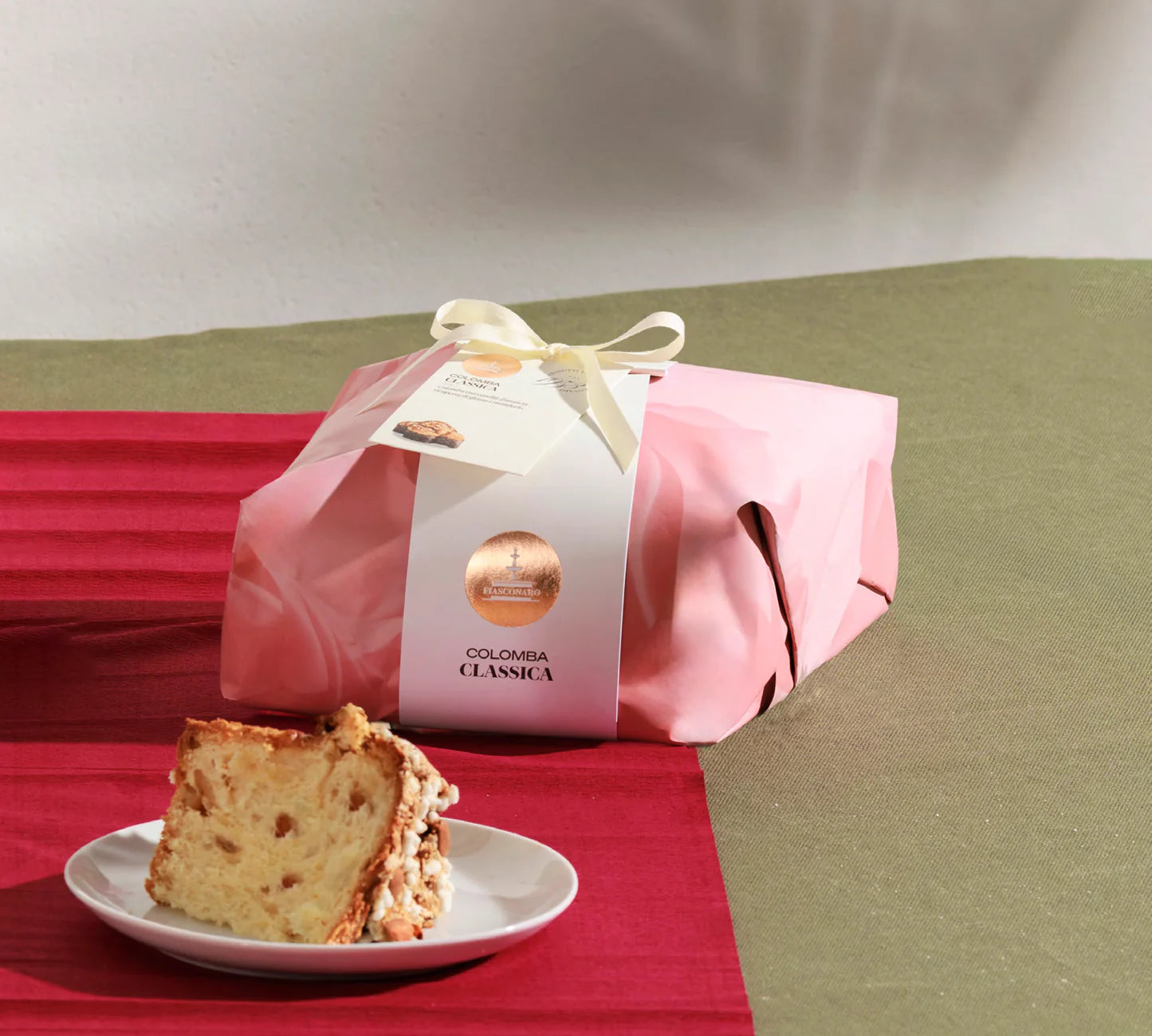 Fiasconaro Hand-Wrapped Classic Colomba - Torrone Candy