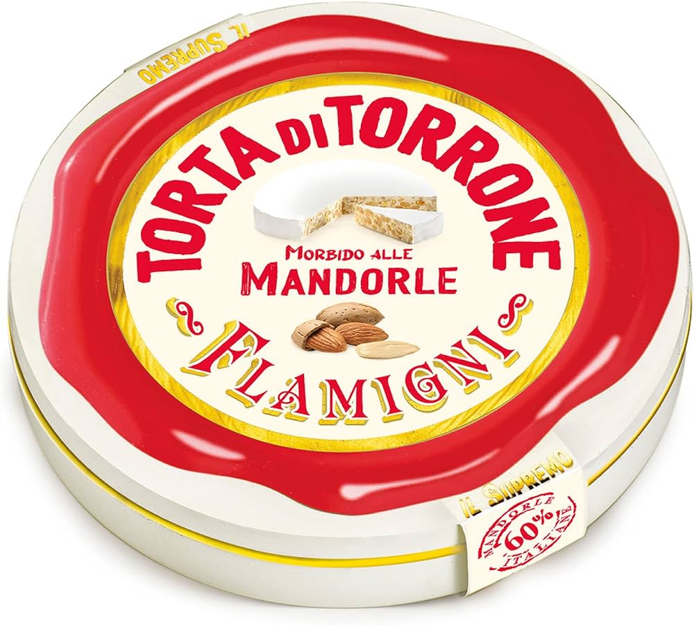 Flamigni Soft Almond Torrone Tin - Torrone Candy