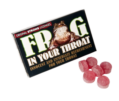 Frog In Your Throat Original Strong Lozenges - Great Britain - Torrone Candy