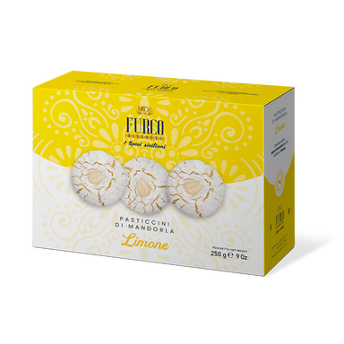 Furco Sicilian Pasticcini Almond Cookies - Lemon - Torrone Candy