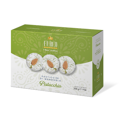 Furco Sicilian Pasticcini Almond Cookies - Pistachio - Torrone Candy