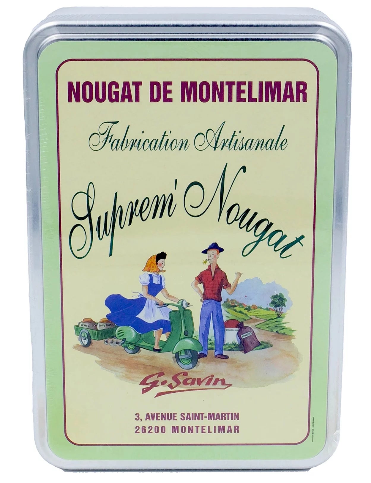 G. Savin Nougat de Montélimar Gift Tin - France