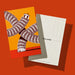 Front and back of the I Am Italiano Pisa postcard featuring playful Leaning Tower illustrations.