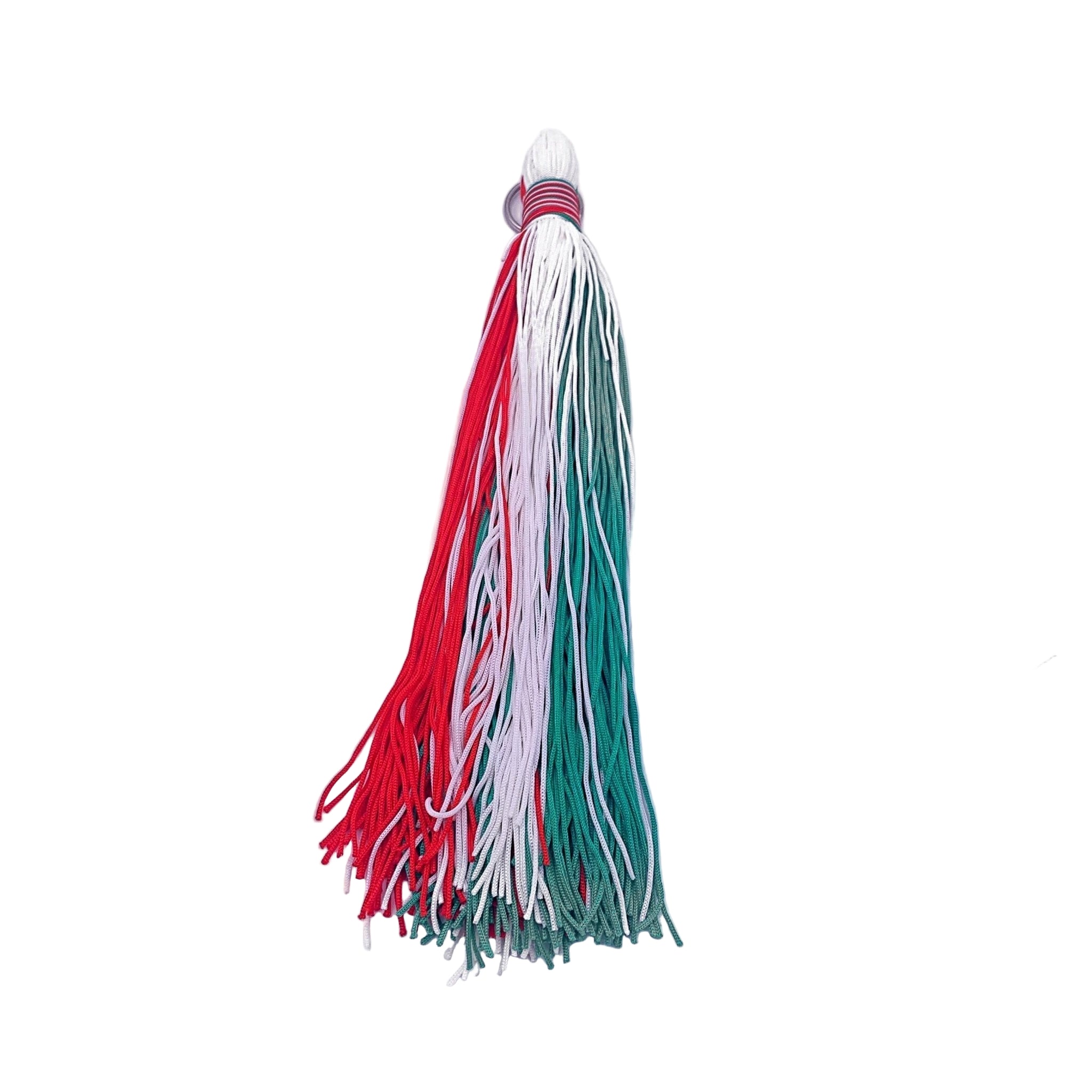 Italian Flag Tassel Keychains - Torrone Candy