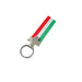 Italy Flag Strap Keychain - Torrone Candy